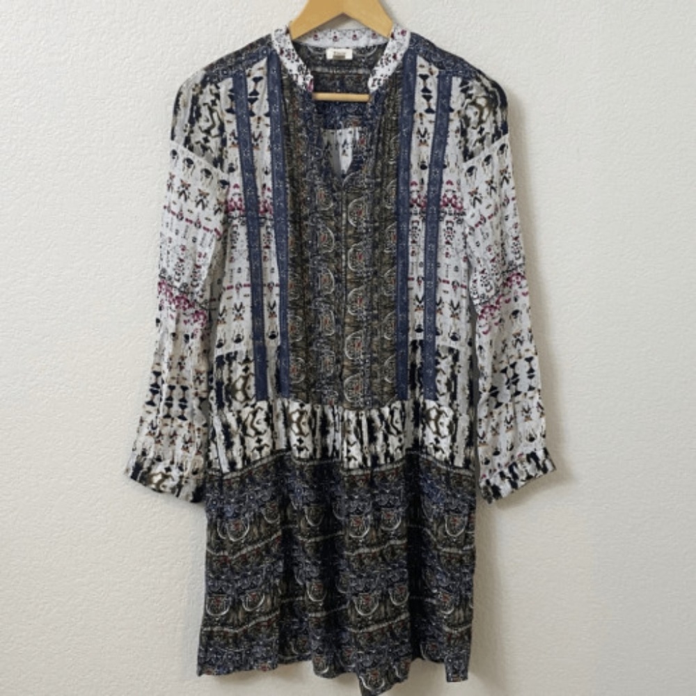 Tiny Anthropologie Size XS Mollie Floral Tunic Dress Pockets